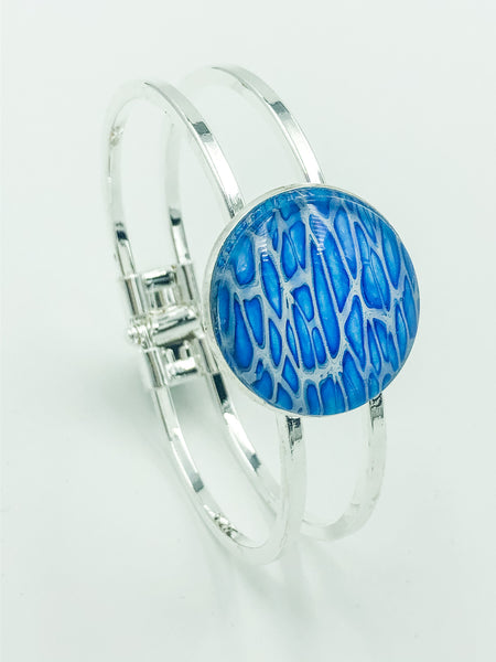 Wearable Art Bracelet - BLUE 04