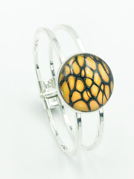 Wearable Art Bracelet - ORANGE 02