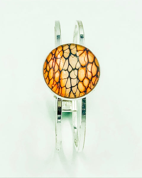 Wearable Art Bracelet - ORANGE 08