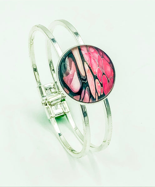 Wearable Art Bracelet - PINK 04