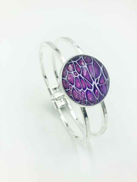 Wearable Art Bracelet - PURPLE 01