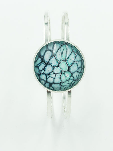 Wearable Art Bracelet - TEAL 01