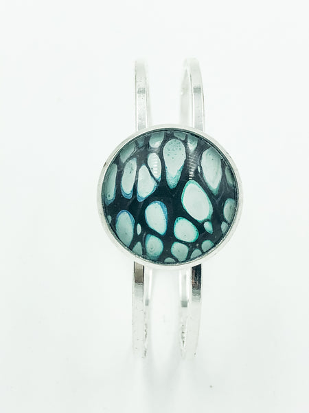 Wearable Art Bracelet - TEAL 02