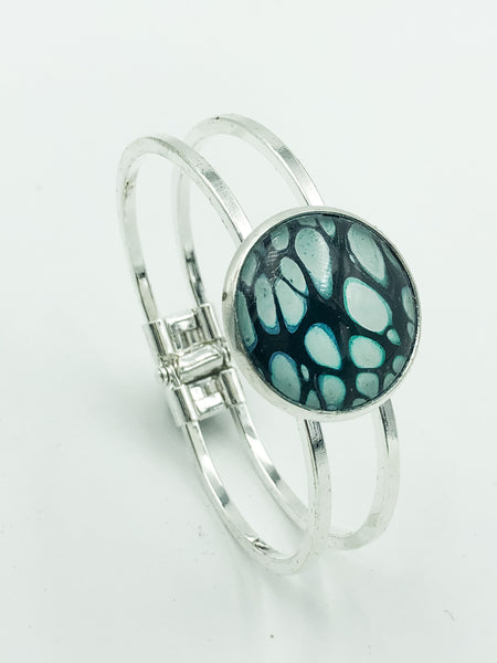 Wearable Art Bracelet - TEAL 02