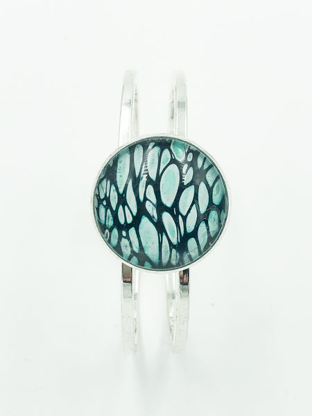 Wearable Art Bracelet - TEAL 03