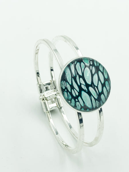 Wearable Art Bracelet - TEAL 03