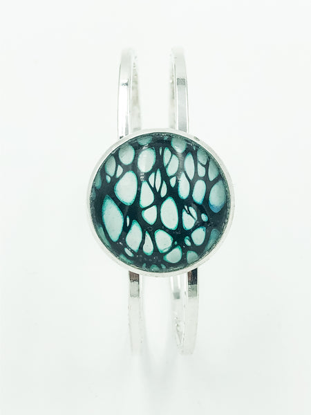 Wearable Art Bracelet - TEAL 04