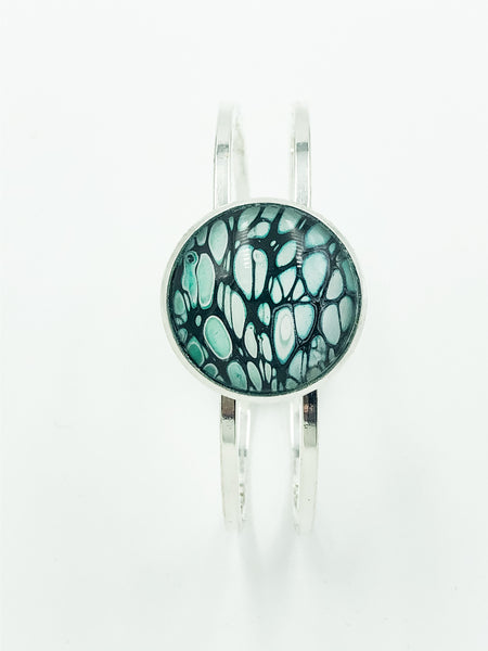 Wearable Art Bracelet - TEAL 05