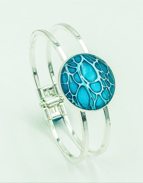 Wearable Art Bracelet - TURQUOISE 08